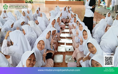 Mulai Hari Ini, Peserta Didik MTs Darun Najah Dapat Manfaat Program Makan Bergizi Gratis (MBG)